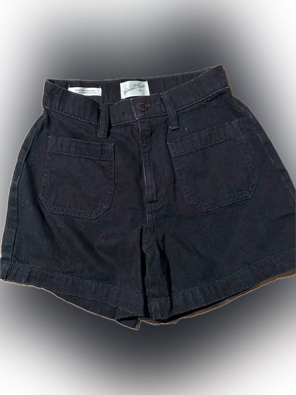 Universal Thread Black High-Rise A-Line Shorts
